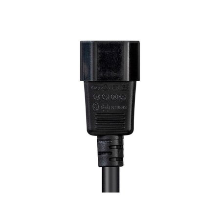 MONOPRICE Heavy Duty Power Cable - IEC 60320 C14 to IEC 60320 C15_ 14AWG_ 15A_ S 35112